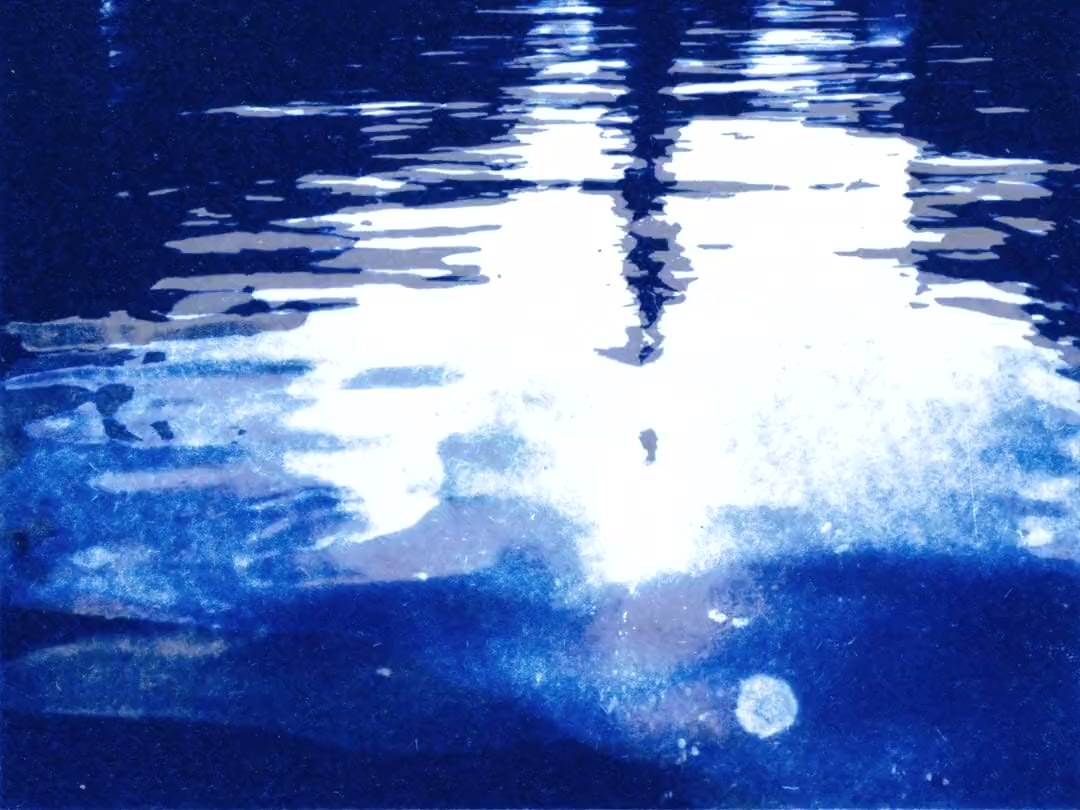 Cyanotype cover for The History of the Bath